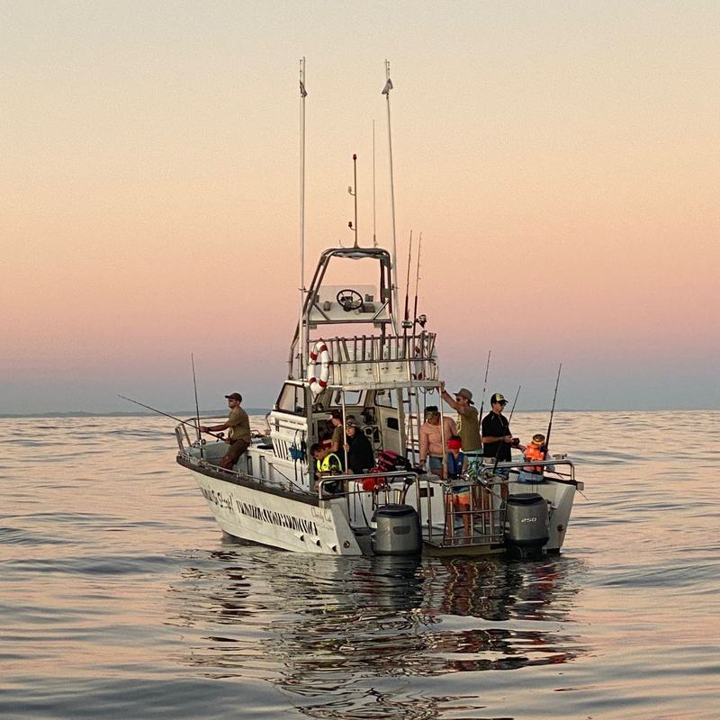 Fishing at dusk on So Sharp